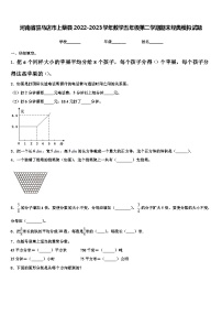 河南省驻马店市上蔡县2022-2023学年数学五年级第二学期期末经典模拟试题含解析