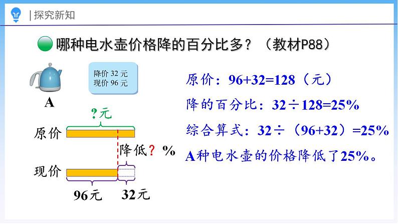 7.2 百分数的应用（一）（2）（课件）北师大版六年级上册数学第6页