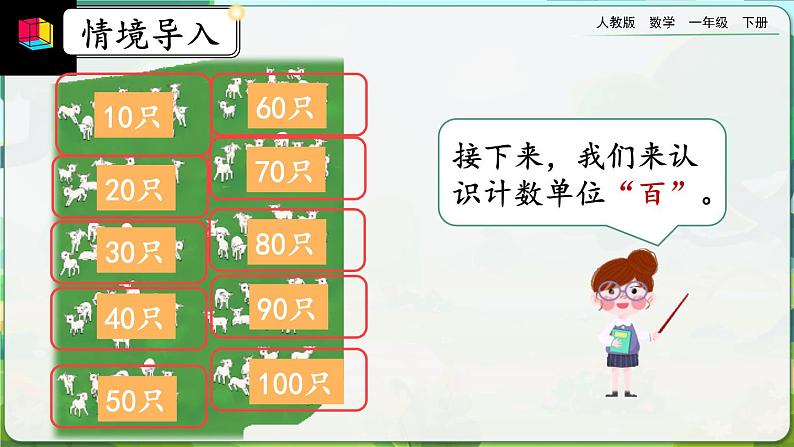 【2023教材插图】人教版数学一年级下册 4.1《数数《数的组成》课件第5页