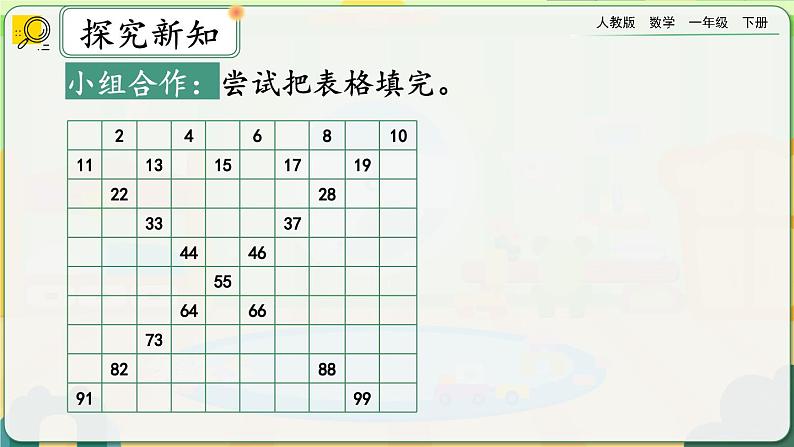 【2023教材插图】人教版数学一年级下册 4.4《数的顺序》课件（送教案+练习）03