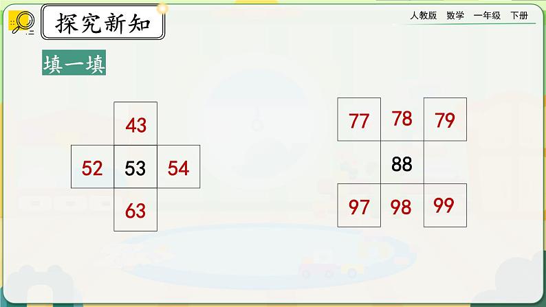 【2023教材插图】人教版数学一年级下册 4.7《练习九》课件（送教案+练习）04