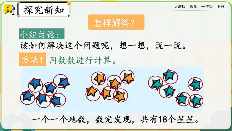 【2023教材插图】人教版数学一年级下册 6.11《用连加解决问题》课件（送教案+练习）05