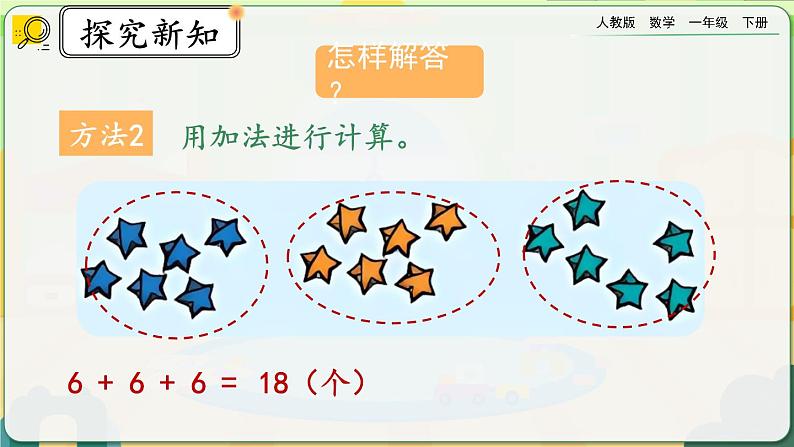 【2023教材插图】人教版数学一年级下册 6.11《用连加解决问题》课件（送教案+练习）06