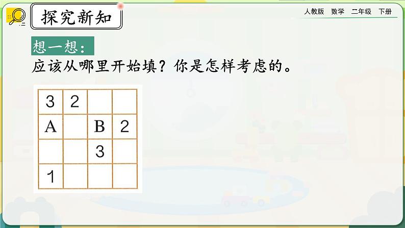 【2023最新插图】人教版数学二年级下册 9.2《方格填数问题》课件（送教案+练习）06