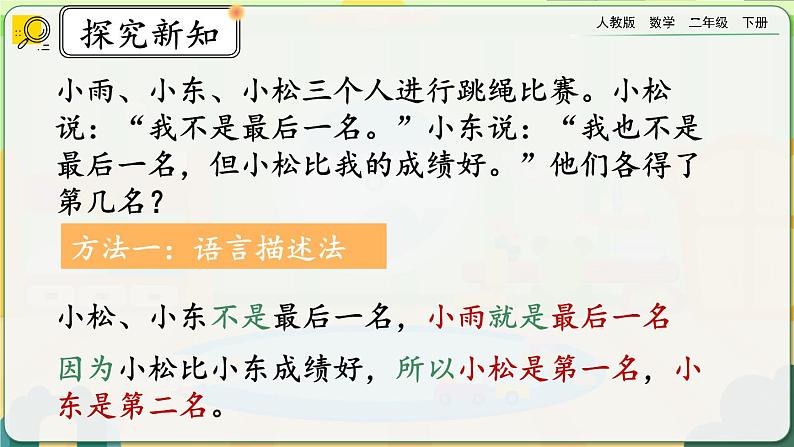 【2023最新插图】人教版数学二年级下册 9.3《练习二十一》课件（送教案+练习）05