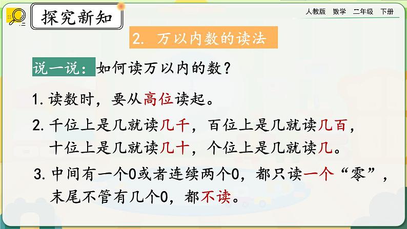 【2023最新插图】人教版数学二年级下册 10.1《万以内的数》课件（送教案+练习）04