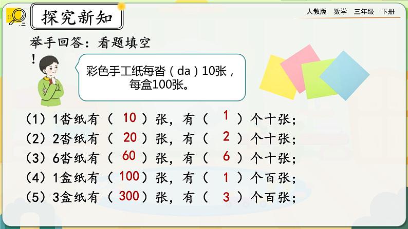 【2023最新插图】人教版数学三年级下册 2.1.1《口算除法（1）》课件第3页