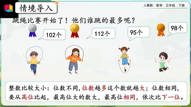 【2023最新插图】人教版数学三年级下册 7.2《比较小数的大小》课件第2页