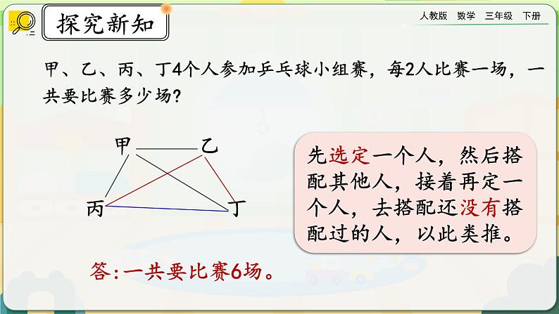 【2023最新插图】人教版数学三年级下册 8.4《练习二十二》课件第6页