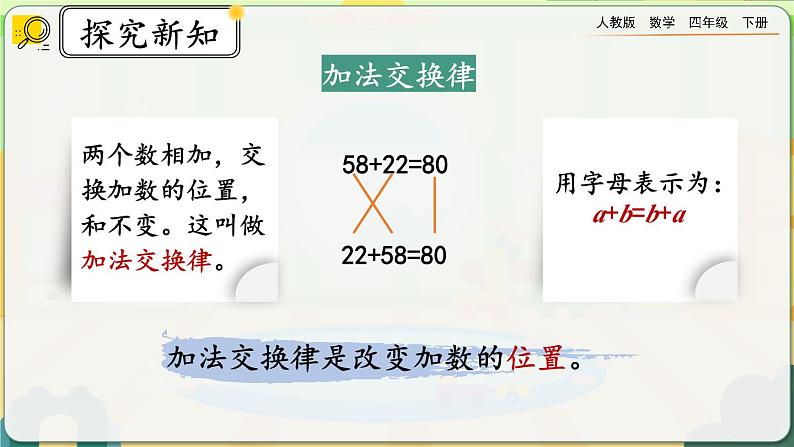 【2023最新插图】人教版数学四年级下册 3.2《练习五》课件（送教案+练习）03