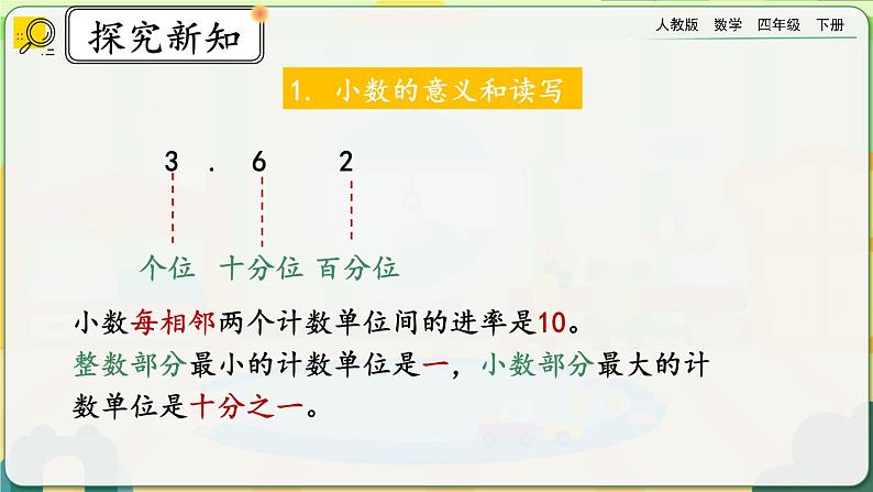 【2023最新插图】人教版数学四年级下册 10.2《小数的意义、性质和加减法》课件（送教案+练习）03