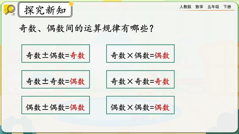 【2023最新插图】人教版五年级下册2.3.3 《练习四》课件（送教案+练习）05