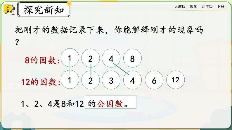 【2023最新插图】人教版五年级下册4.4.1 《最大公因数及其求法》课件（送教案+练习）04