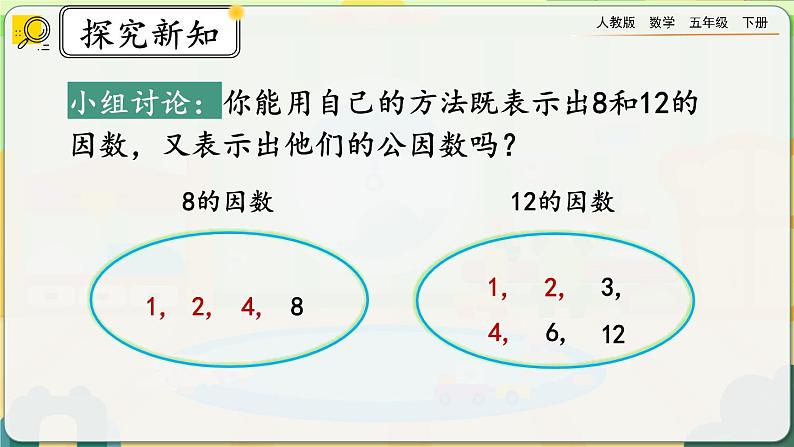 【2023最新插图】人教版五年级下册4.4.1 《最大公因数及其求法》课件（送教案+练习）05