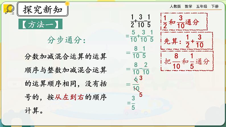 6.3.1 分数加减混合运算第6页