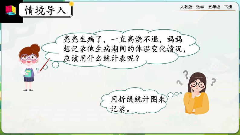 【2023最新插图】人教版五年级下册9.6 《折线统计图》课件（送教案+练习）02