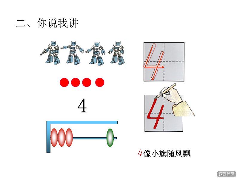 青岛版小学数学一年级上学期第1单元1~5的认识课件第6页