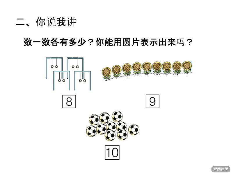 青岛版小学数学一年级上学期第1单元6～10的认识课件第7页