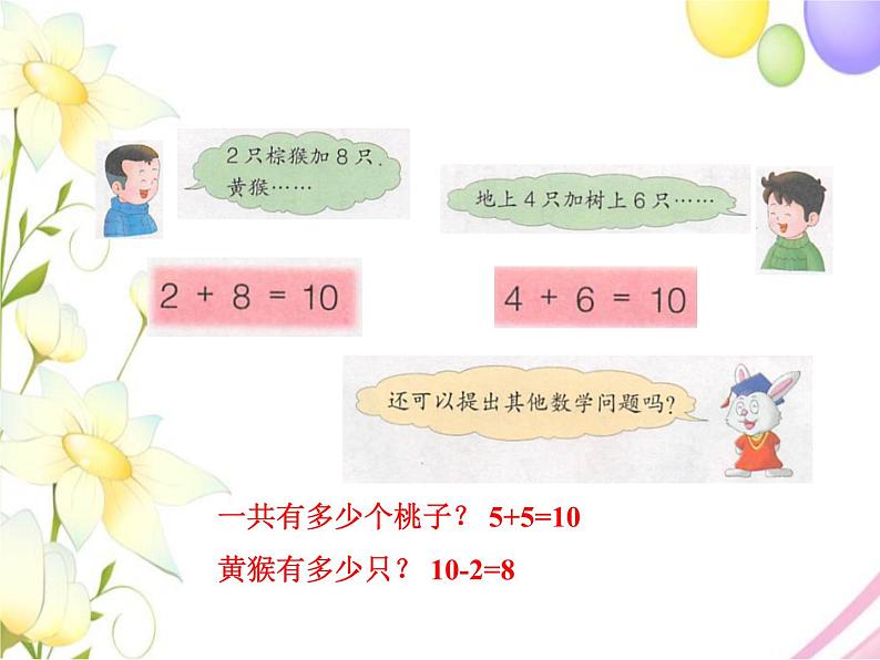 冀教版小学数学一年级上学期第5单元第5课时10和0的加减法课件05