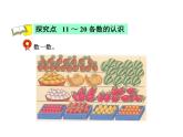 冀教版小學數(shù)學一年級上學期第7單元第1課時11~20各數(shù)的認識課件