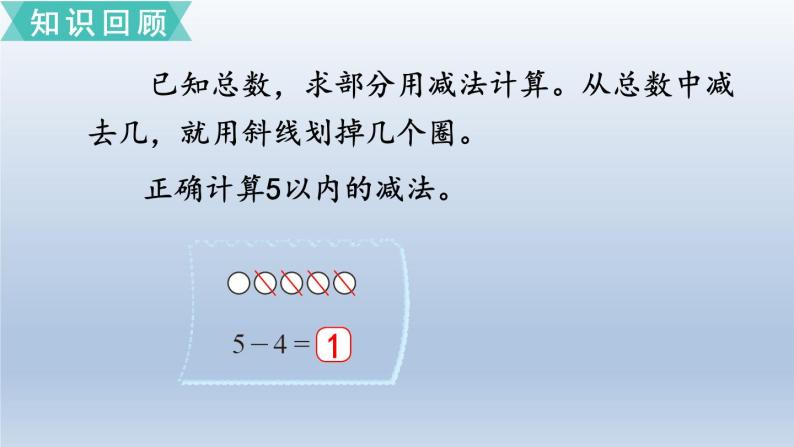 (北师大版)小学数学一年级上册期末复习课件总复习2     加与减05