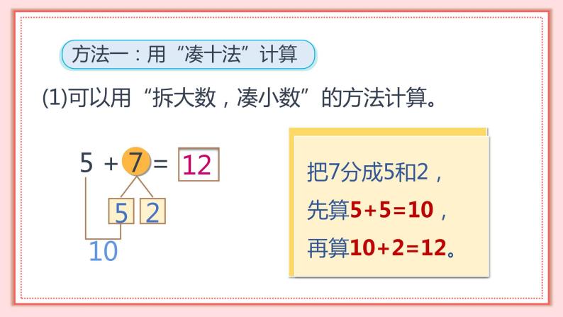 人教版小学数学一年级上册8.3《5、4、3、2 加几》课件08