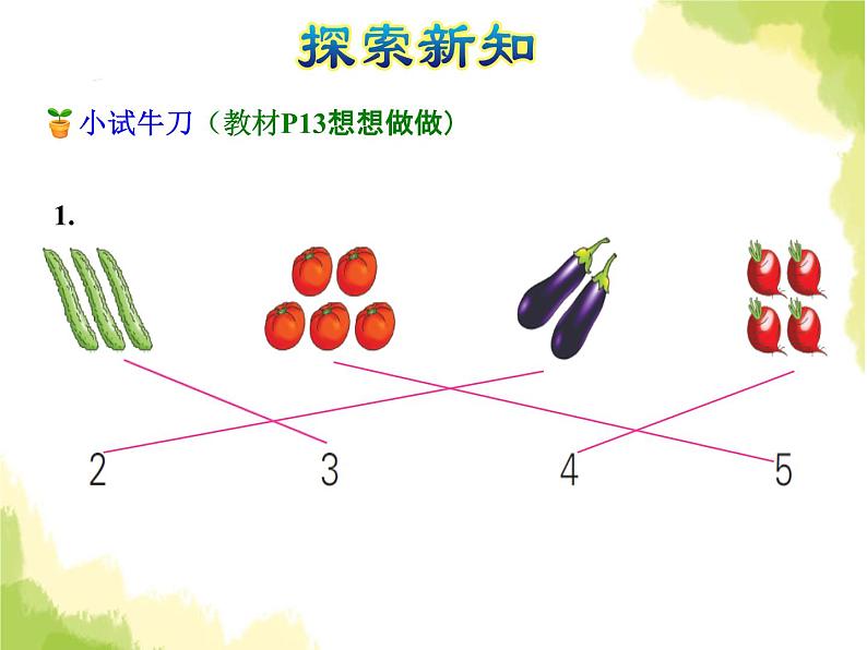 苏教版小学数学一年级上册第5单元第1课时1~5的认识课件第6页