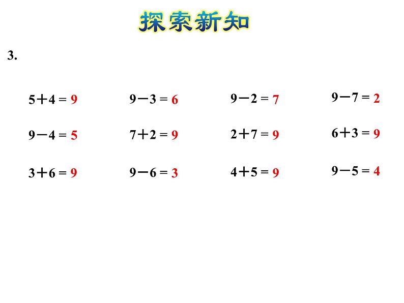 苏教版小学数学一年级上册第8单元第8课时和是9的加法、9减几课件08