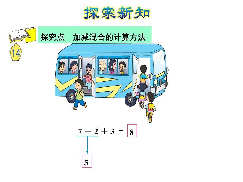 苏教版小学数学一年级上册第8单元第12课时加减混合课件04