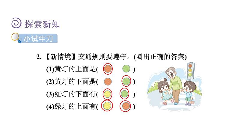 人教版小学数学一年级上册第2单元第1课时上、下、前、后（授课课件）课件第6页