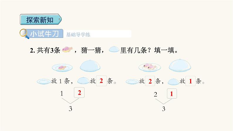 人教版小学数学一年级上册第3单元第4课时分与合课件第7页