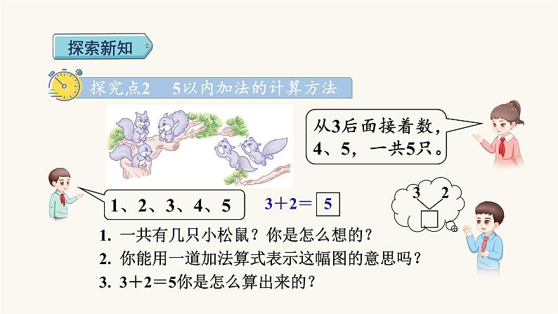 人教版小学数学一年级上册第3单元第5课时加法课件第6页