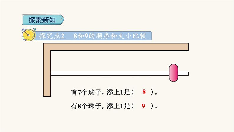 人教版小学数学一年级上册第5单元第6课时8和9的认识和组成课件第7页