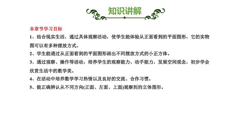 第一单元 观察物体（三）-五年级数学下册单元复习过过过（人教版）课件PPT第2页