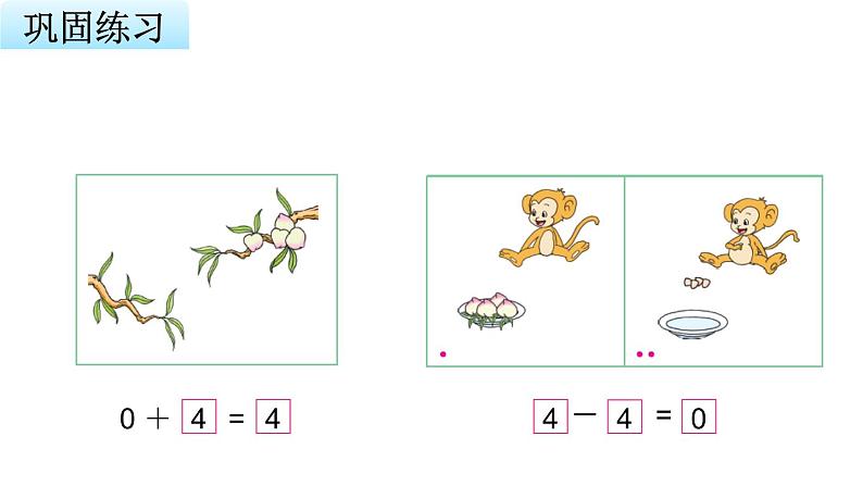 苏教版小学数学一年级上册第8单元第3课时有关0的加减法教学课件06