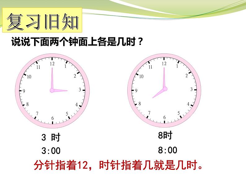 2.2  认识几时几分 （课件）二年级下册数学-苏教版04