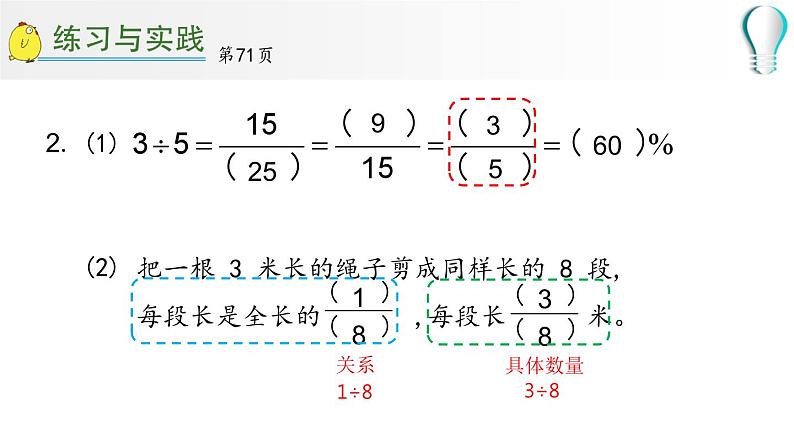 分数和百分数的认识总复习 （课件）六年级下册数学-苏教版第8页