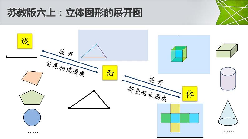 立体图形的展开图（课件）六年级上册数学-苏教版05