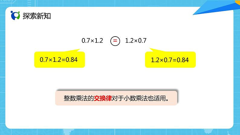 【核心素养目标】人教版小学数学五年级上册 1.6《整数乘法运算律推广到小数》课件+教案+同步分层作业（含教学反思和答案）05