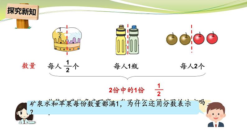 认识一个整体的几分之一（课件）三年级下册数学-苏教版第5页