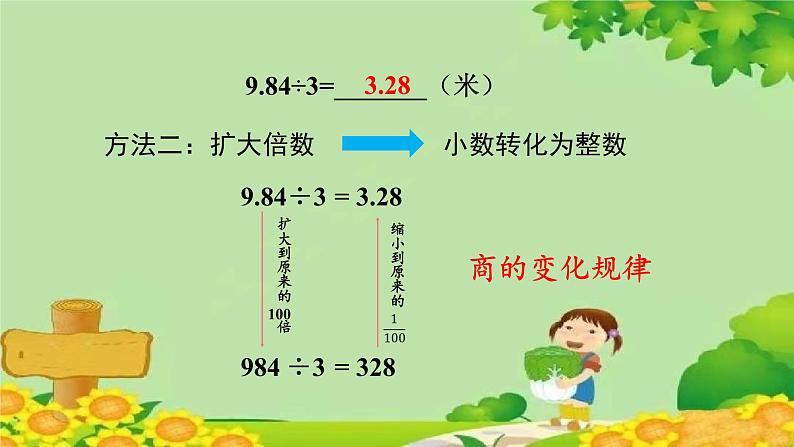 三、游三峡——小数除法-1.除数是整数的小数除法（一）课件）五年级上册数学-青岛版第6页