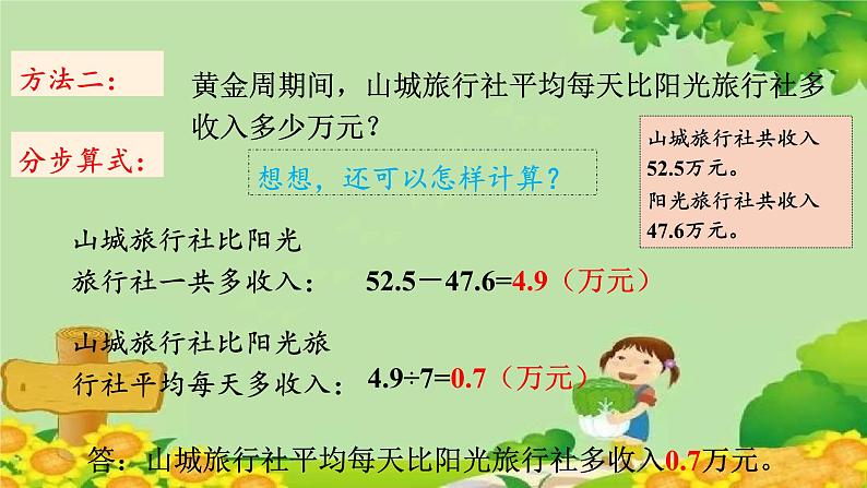 三、游三峡——小数除法-7.小数四则混合运算（课件）五年级上册数学-青岛版第6页