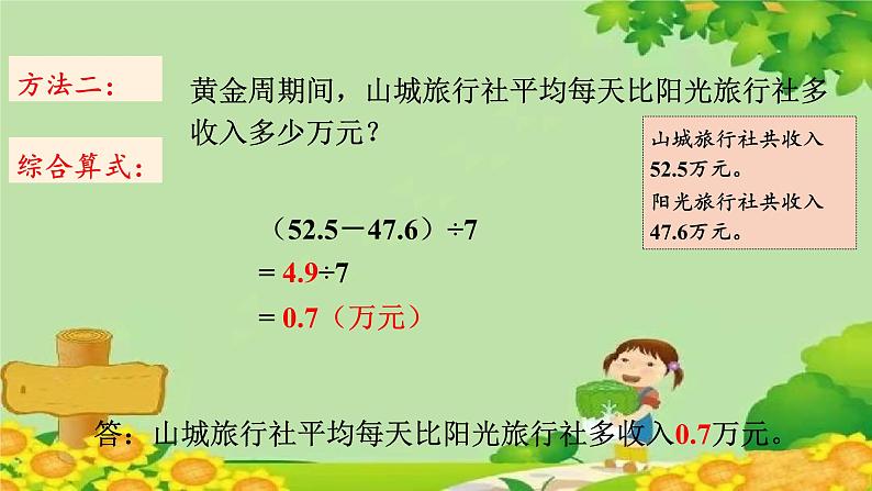 三、游三峡——小数除法-7.小数四则混合运算（课件）五年级上册数学-青岛版第7页