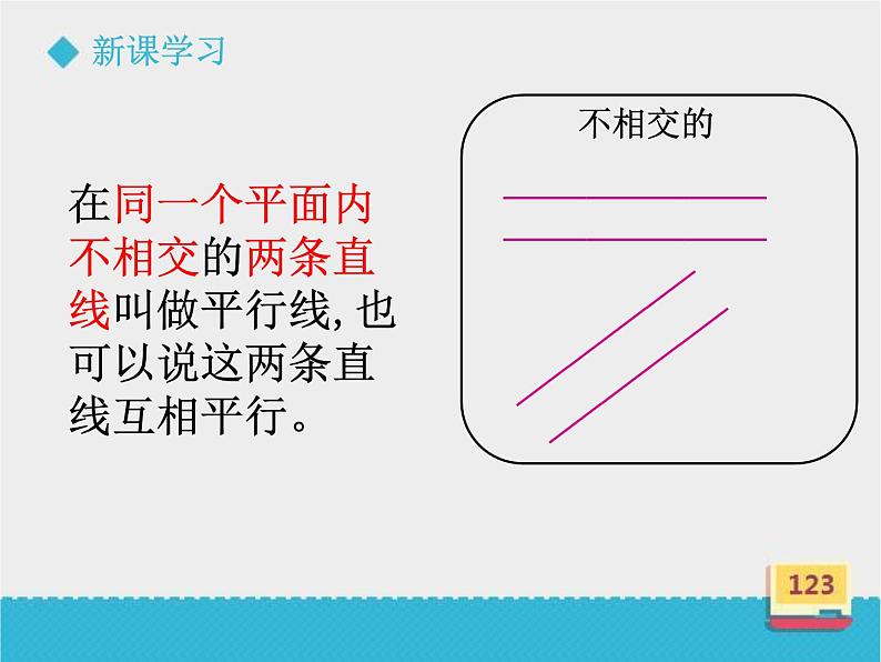 《平行线》（课件）-四年级上册数学冀教版第3页
