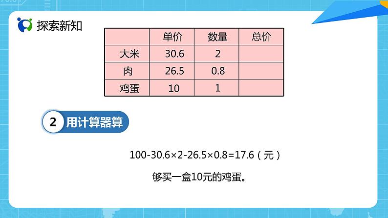 【核心素养目标】人教版小学数学五年级上册 1.7《解决问题（1）》课件+教案+同步分层作业（含教学反思和答案）06