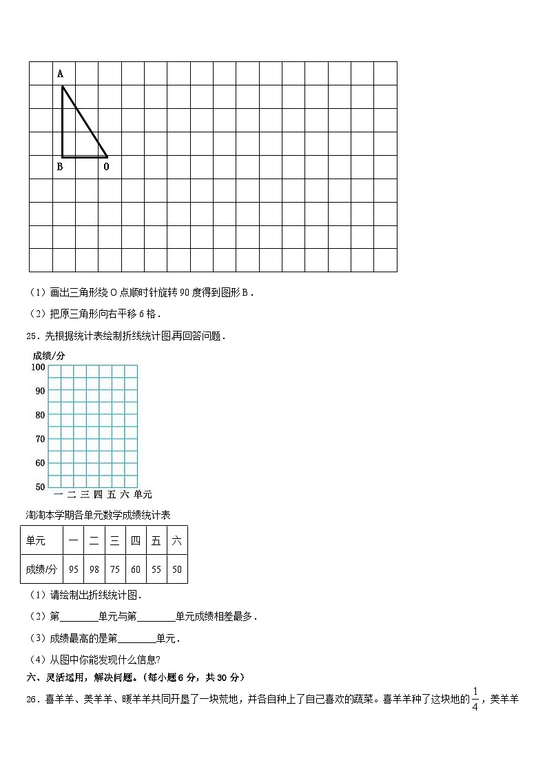 2022-2023学年七台河市桃山区五下数学期末综合测试试题含答案第3页