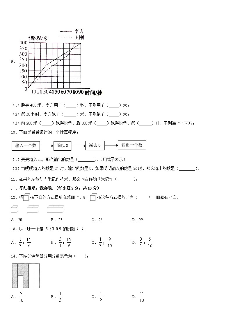 2022-2023学年中牟县数学五下期末教学质量检测模拟试题含答案第2页