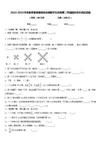 2022-2023学年保亭黎族苗族自治县数学五年级第二学期期末综合测试试题含答案