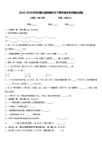 2022-2023学年内蒙古满洲里市五下数学期末考试模拟试题含答案