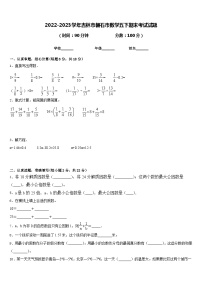 2022-2023学年吉林市磐石市数学五下期末考试试题含答案